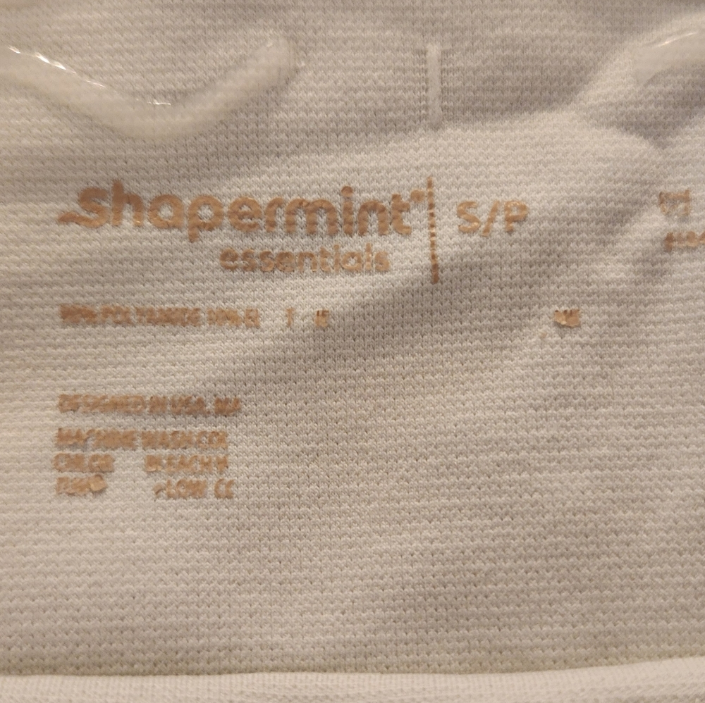 Shapermint Short, Essentials High Wasted Shaper Short Size Small Color Off White - Picture 3 of 7